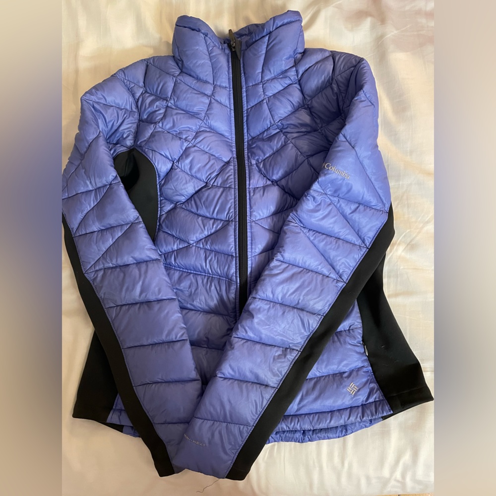 Columbia women’s down puffer jacket.